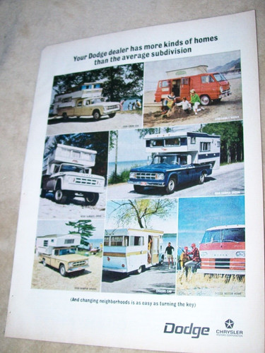 1968 dodge pickup camper 100 - pickup,