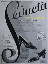 OLD ADVERTISING LUXURY SHOES
