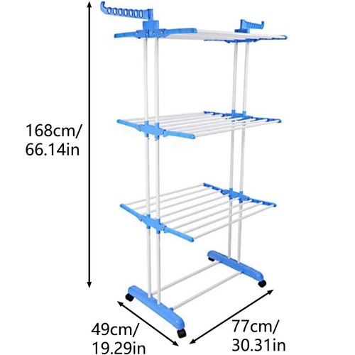 Tier foldable clothes - clothes, airer