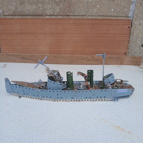 Vintage meccano hms - meccano,