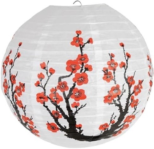 Paper lampshade hanging light - hanging,