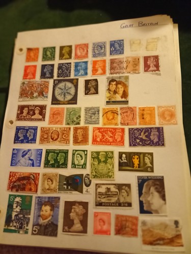 Selection stamps loose - selection,