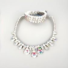 Choker Necklace Bracelet Set