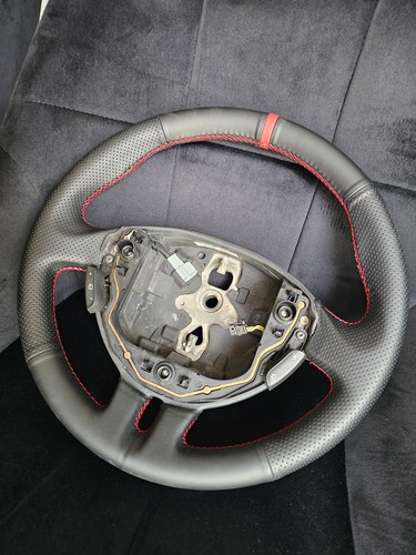 Retrimmed clio mk3 steering - retrimmed,