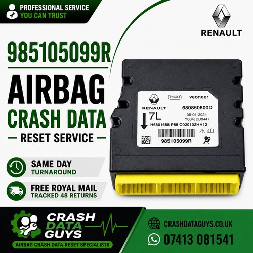 985105099r renault airbag ecu - 985105099r,