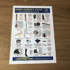 GUNS83 MAGAZINE ADVERT 12X9 JOHN FORSEY GUNS: GOOSE DECOYS