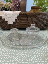 vintage glass dressing table