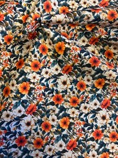 Floral Cotton Poplin Fabric