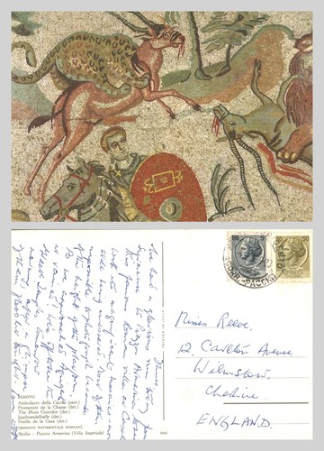 Vintage postcard roman - postcard,