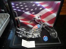 Easy Rider Chopper Captain America Harley Davidson Panhead 1:10 Franklin Mint