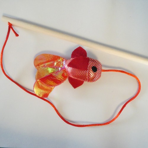 Cat kitten teaser wand - kitten,