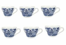 SET OF SIX CHURCHILL BLUE