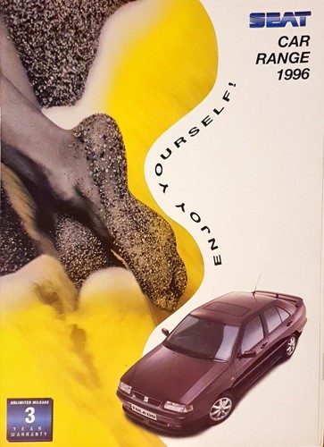 Seat car range brochure - car, 1996