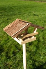 Wooden Birdfeeder Freestanding