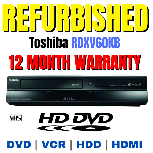 Toshiba rdxv60kb dvd vhs - dvd, hdd