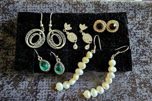 Earrings collection pairs - 5, of
