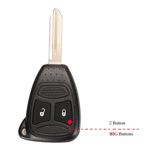 Button key fob shell uncut - 2,