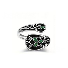 Adjustable Green Marquise