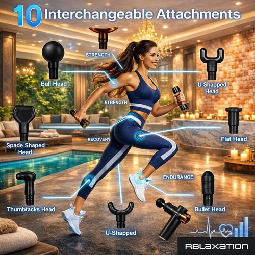 Powerful speed massage gun - speed,