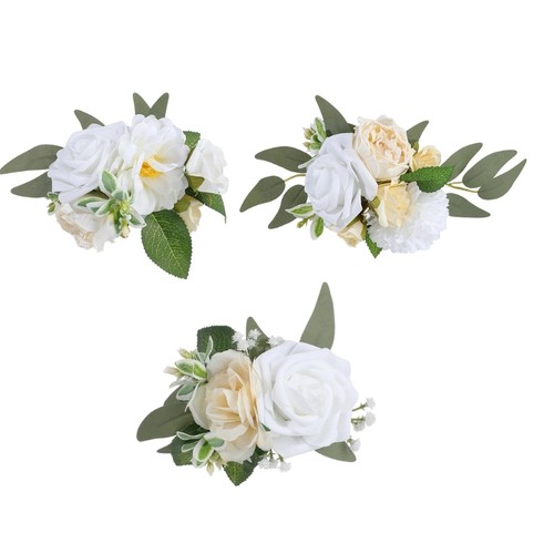 2pieces silk flower bridal - 2pieces,