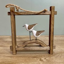 Rustic hanging seagull - rustic,