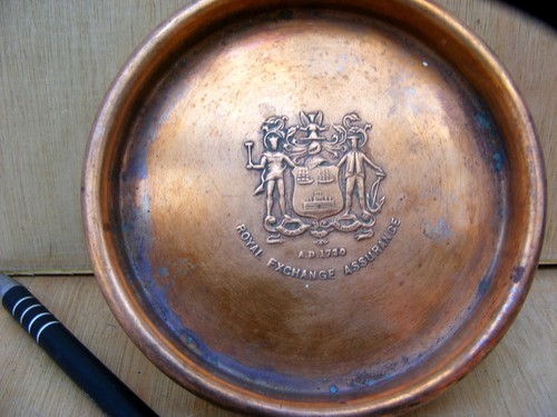 Vintage solid copper coin - vintage,