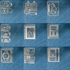 Creative Cards Tags Metal Cutting Dies Scrapbooking Paper Card Embossing Stencil