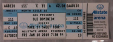 Old Dominion "Make It Sweet Tour" 2019 Concert Ticket Stub