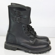 French Army Style Boots Ranger Boots Black Leather Supergrade EU 40 UK 6.5(3480)