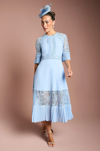 Coast blue midi dress womens - coast,