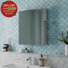 Double Door Bathroom Mirror