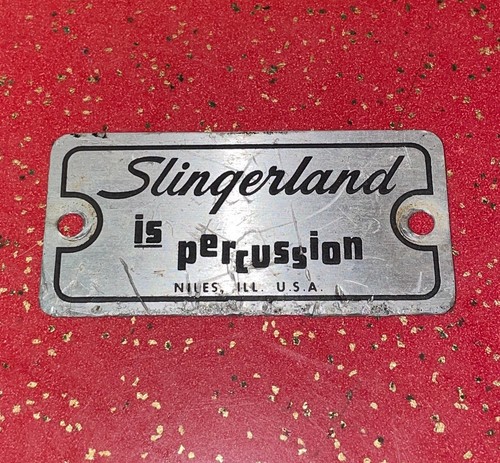 Vintage slingerland drum badge - vintage,