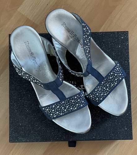 Russell bromley blue wedge - russell&bromley,