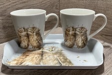 WRENDALE 2 CUP & TRAY SET -