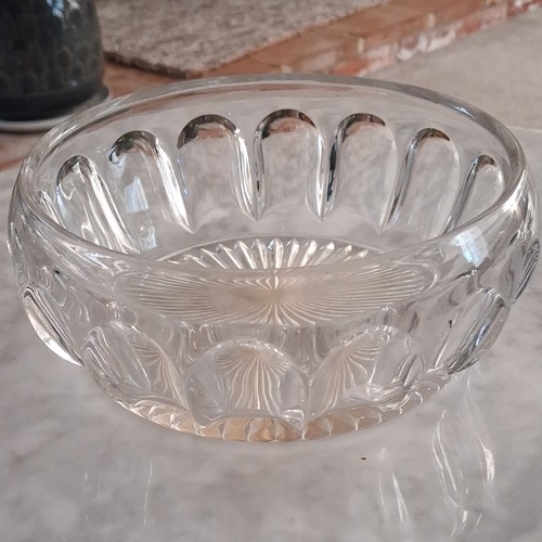 Vintage clear pressed glass - pressed,