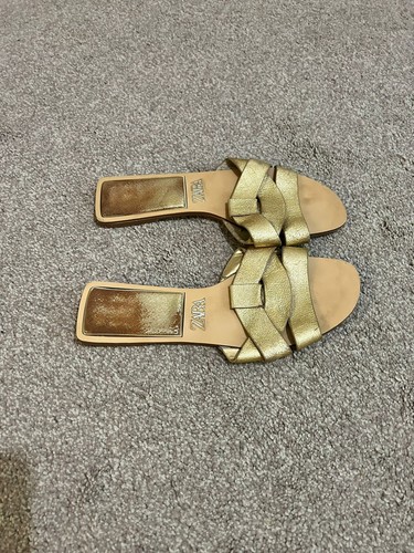 Zara flat criss - flat, leather