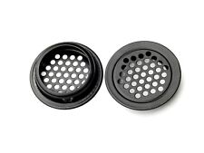 Vivarium Air Vents,42mm Black Metal Air Vents x 2