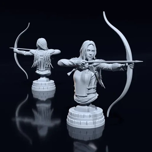 Bust katniss everdeen - everdeen, 3d
