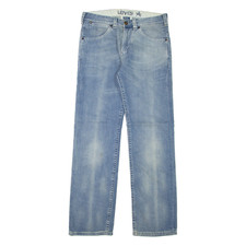 LEVI'S Blue Star Mens Jeans Blue Regular Straight Stone Wash W30 L32
