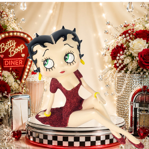 Betty boop demure red - demure, glitter