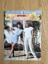 Ladies Patons Cotton Top Tunic And Sun Top Knitting Pattern Size 32-38” B7124