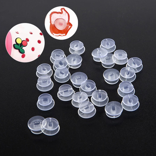 25x transparent buttons - buttons, clips