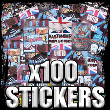 100x West Ham Ultras Stickers: Inspired by Irons, Terrace Culture, Awaydays,