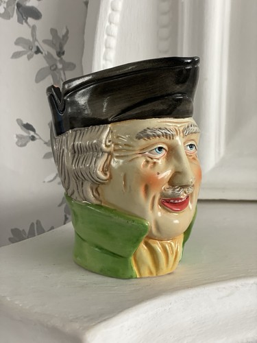 Vintage hand painted smiling - vintage,