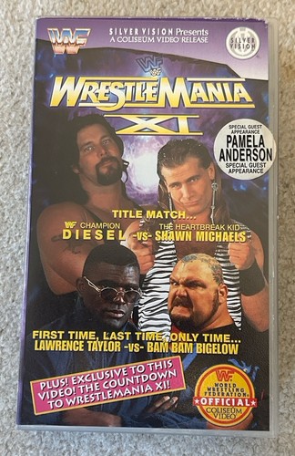 Wwe wrestlemania vhs - wrestlemania, 11