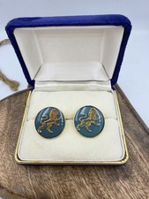 Vintage Enamel Lion Crest