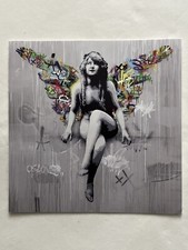 martin whatson Art Sticker Angel 12cm X 12cm 