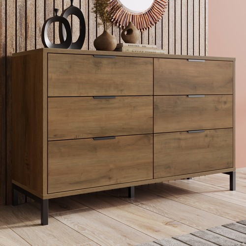 Dark oak sideboard cabinet - oak,