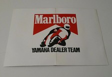 Marlboro Yamaha Motorbike Racing Vintage Poster Mick Doohan Superbike 1988?
