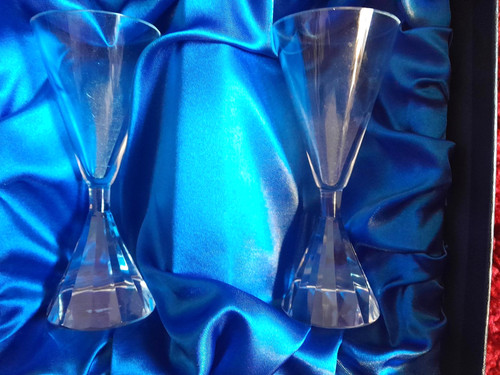 Moser stunning pair deco - moser,